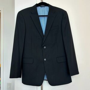 Tommy Hilfiger Dark Blue Double Button Suit Jacket